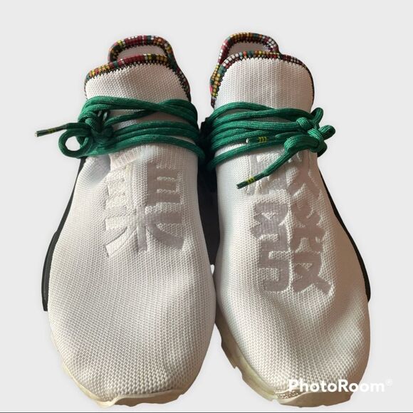 π₯ π Like New π Adidas Pharrell Williams Human Race Sneakers Shoes ~ Size 9 π₯ - Picture 2 of 11
